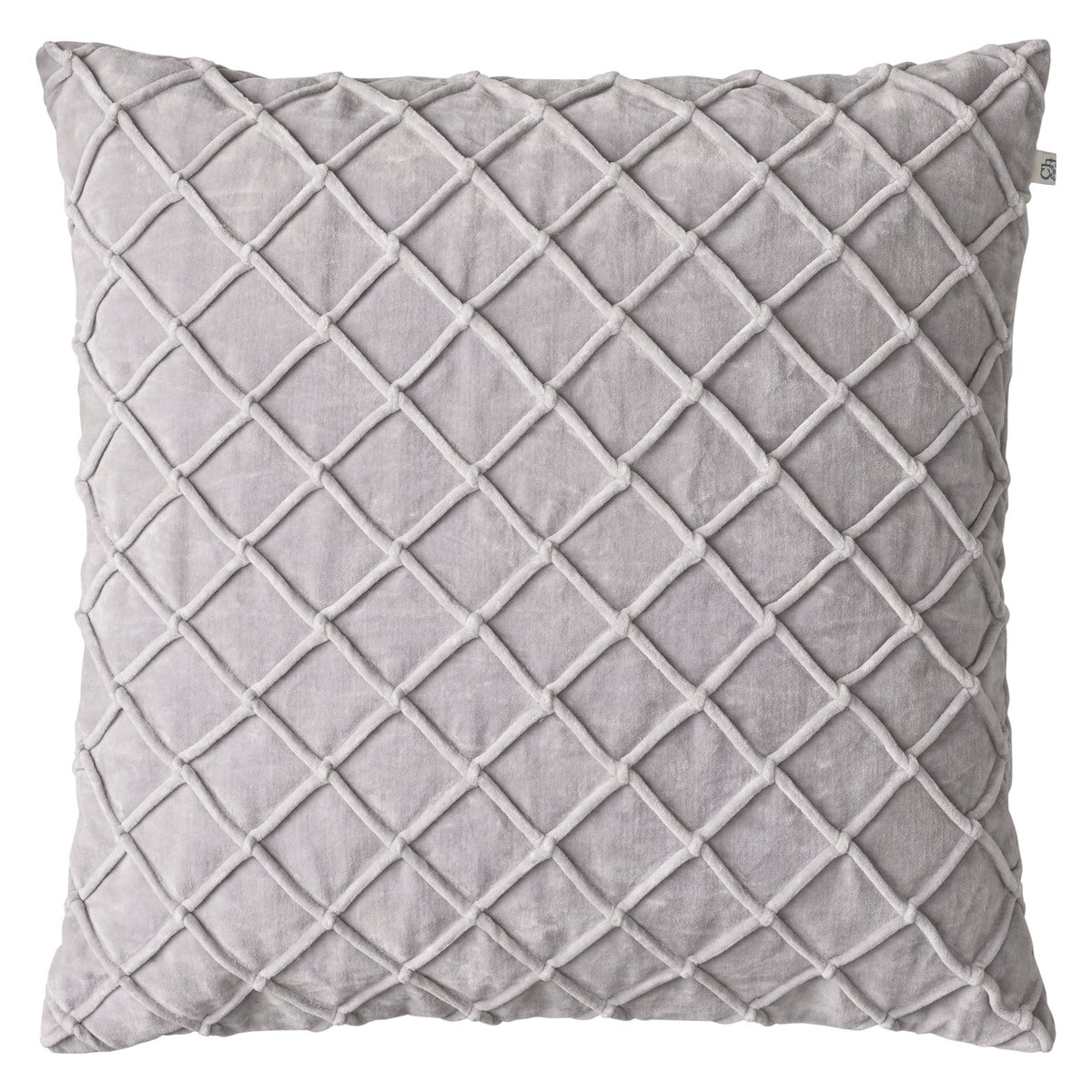 Chhatwal & Jonsson Housse de coussin Deva 50x50 cm Gris argenté