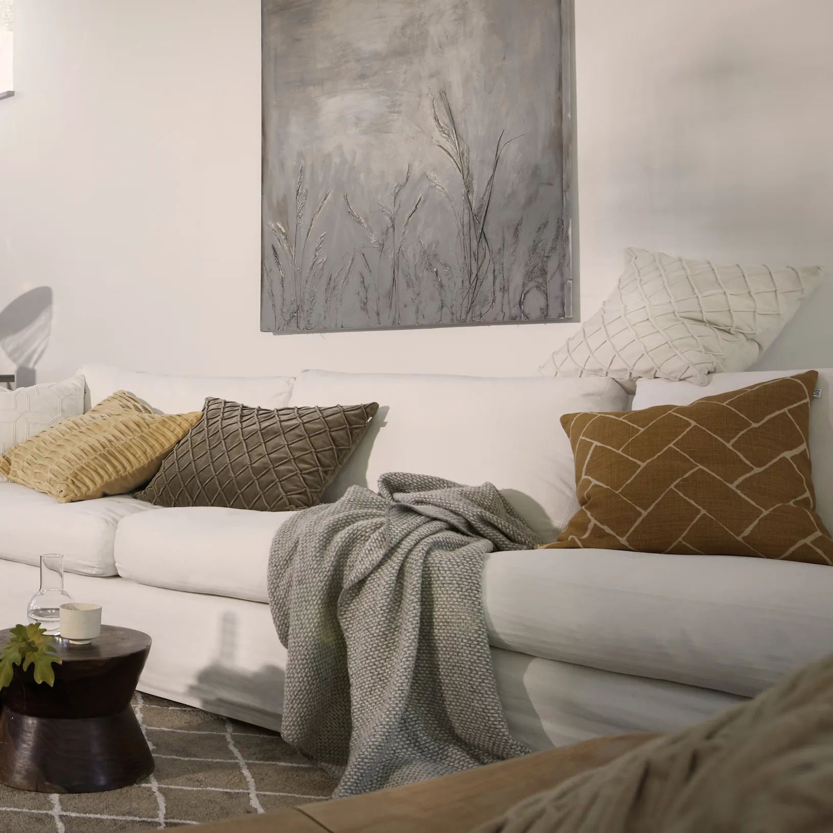 Housse de coussin Deva 50x50 cm, Ivoire Chhatwal & Jonsson