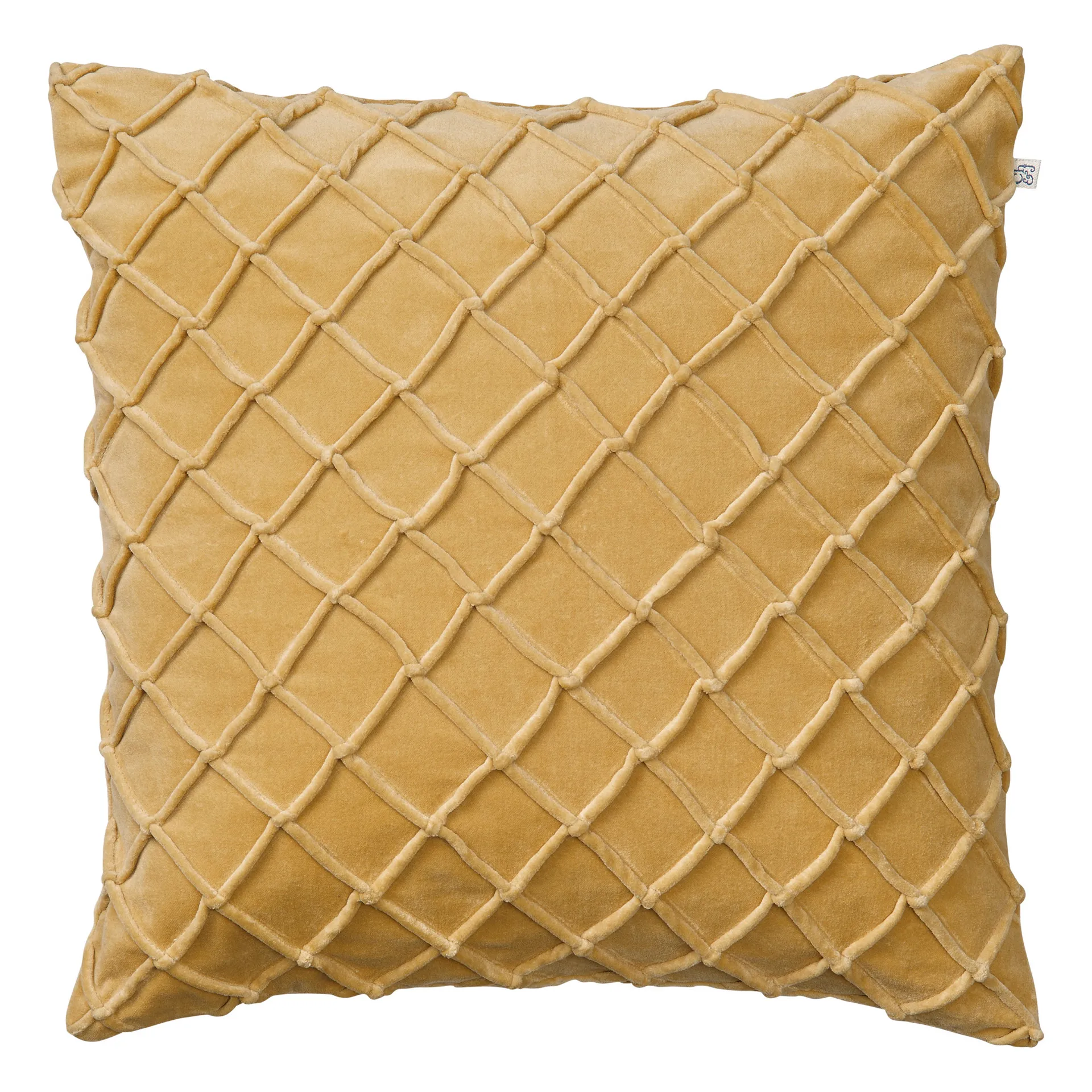 Housse de coussin Deva 50x50 cm, Jaune épicé Chhatwal & Jonsson
