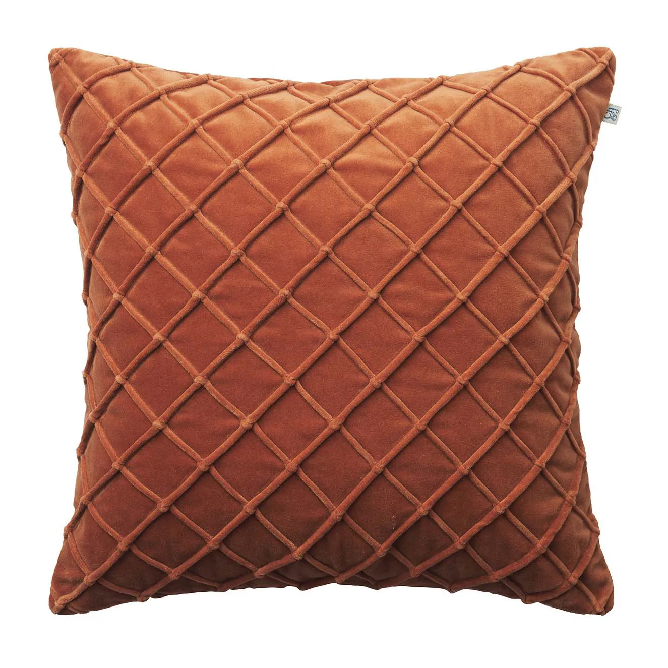 Housse de coussin Deva 50x50 cm, Terre cuite Chhatwal & Jonsson