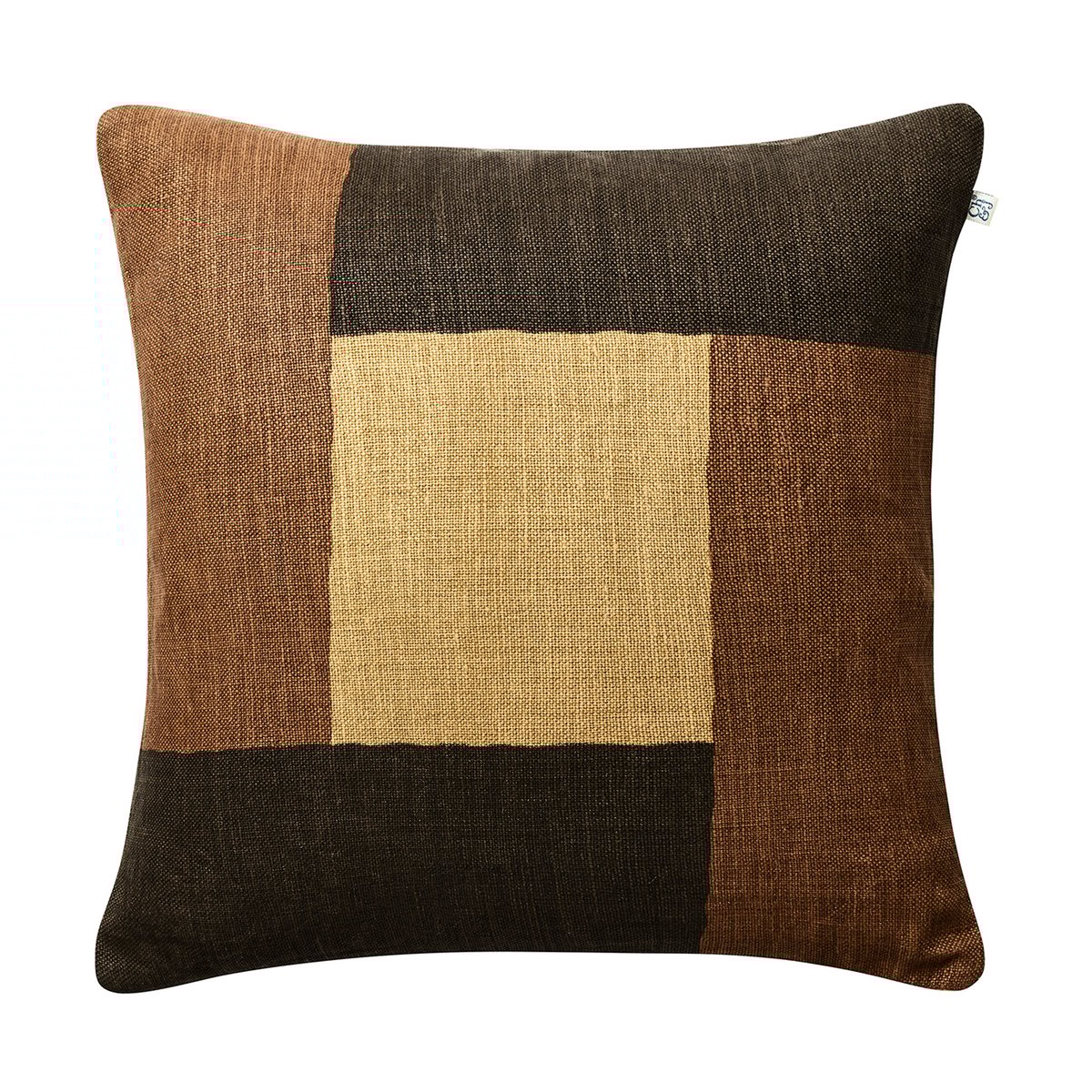 Chhatwal & Jonsson Housse de coussin Halo 50x50 cm Dark Brown-Taupe-Khaki