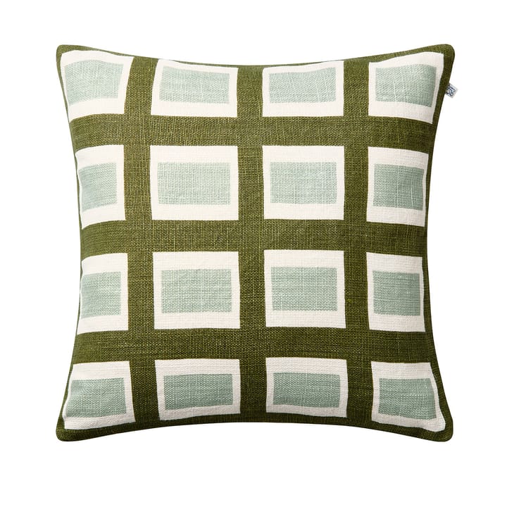 Housse de coussin Hira 50x50 cm - Cactus Green/Aqua - Chhatwal & Jonsson