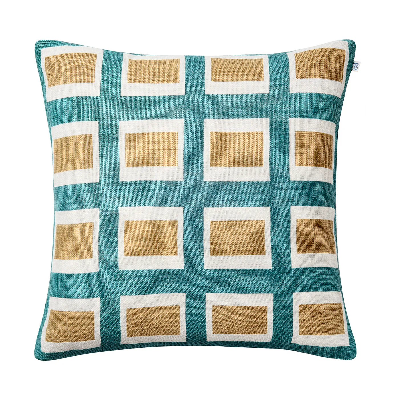Housse de coussin Hira 50x50 cm, Heaven Blue/Khaki Chhatwal & Jonsson