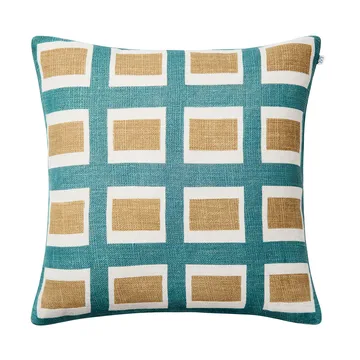 Housse de coussin Hira 50x50 cm - Heaven Blue/Khaki - Chhatwal & Jonsson