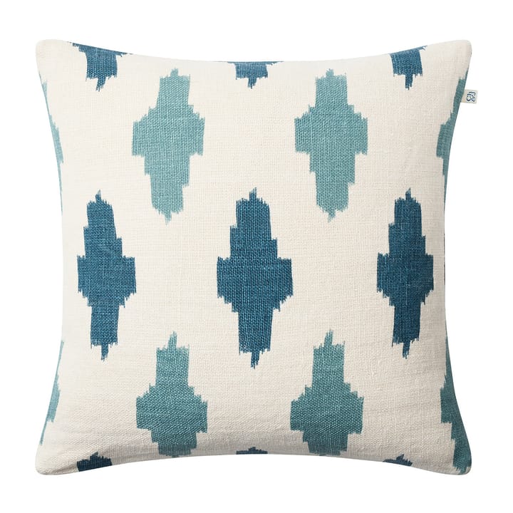 Housse de coussin Ikat Agra 50x50 cm - Heaven blue-palace blue - Chhatwal & Jonsson