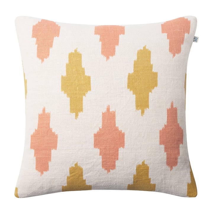 Housse de coussin Ikat Agra 50x50 cm - Rose-spicy yellow - Chhatwal & Jonsson