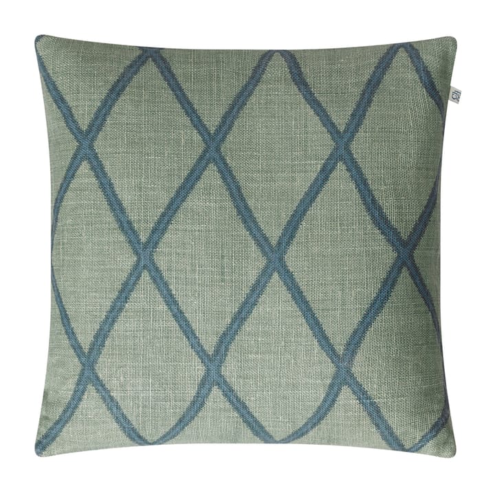 Housse de coussin Ikat Orissa 50 x 50 cm - Aqua-heaven blue - Chhatwal & Jonsson