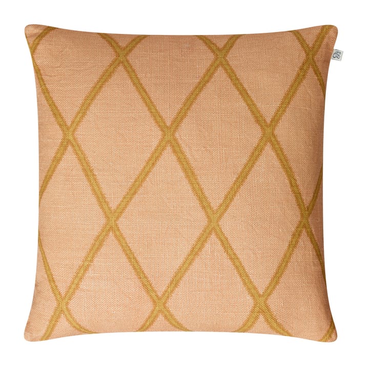 Housse de coussin Ikat Orissa 50 x 50 cm - Rose-spicy yellow - Chhatwal & Jonsson