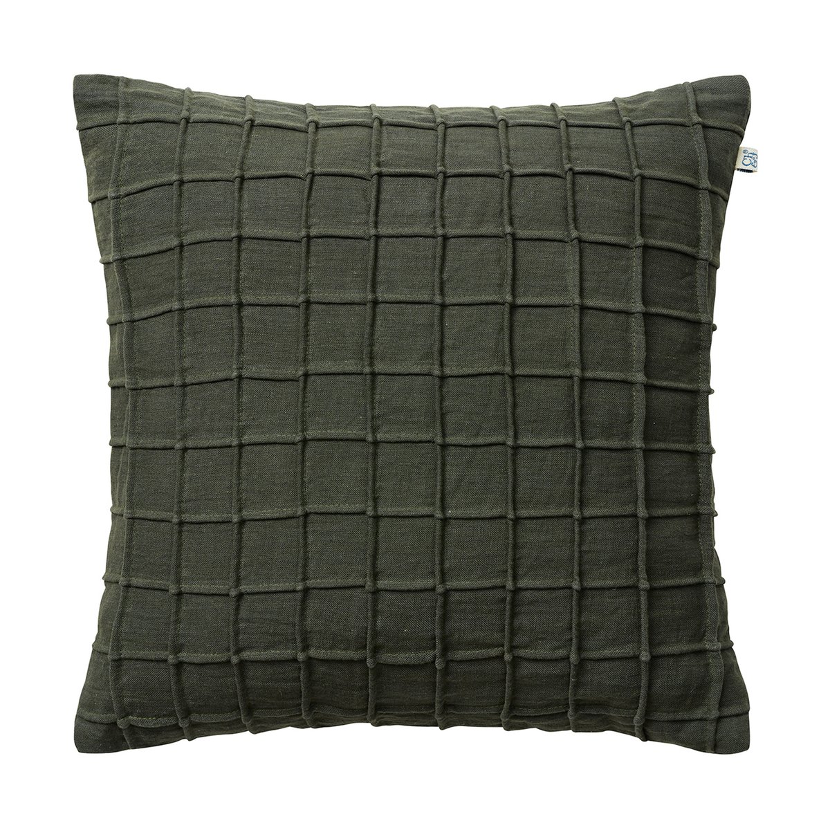 Chhatwal & Jonsson Housse de coussin Jammu 50x50 cm Forest Green