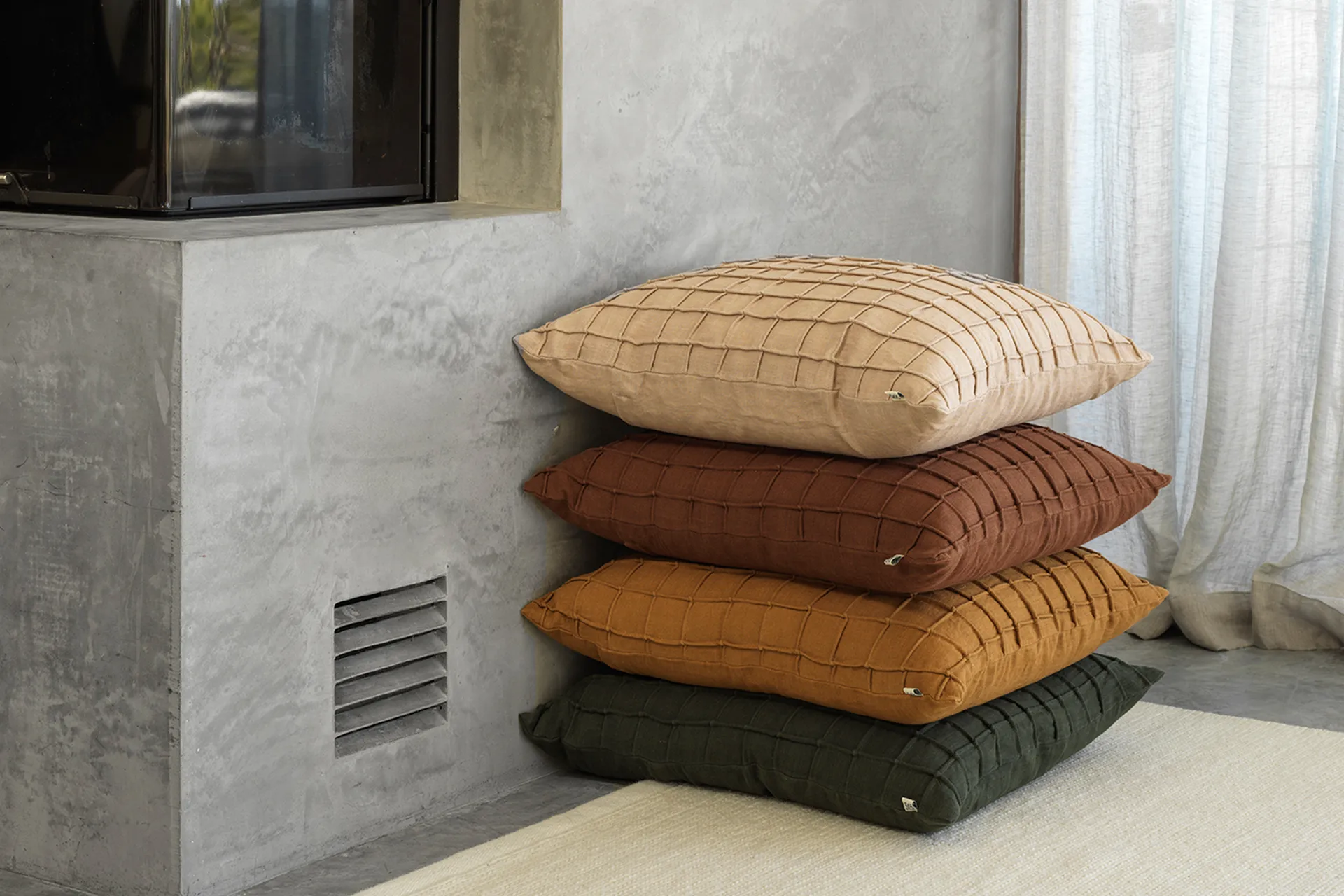 Housse de coussin Jammu 50x50 cm, Forest Green Chhatwal & Jonsson