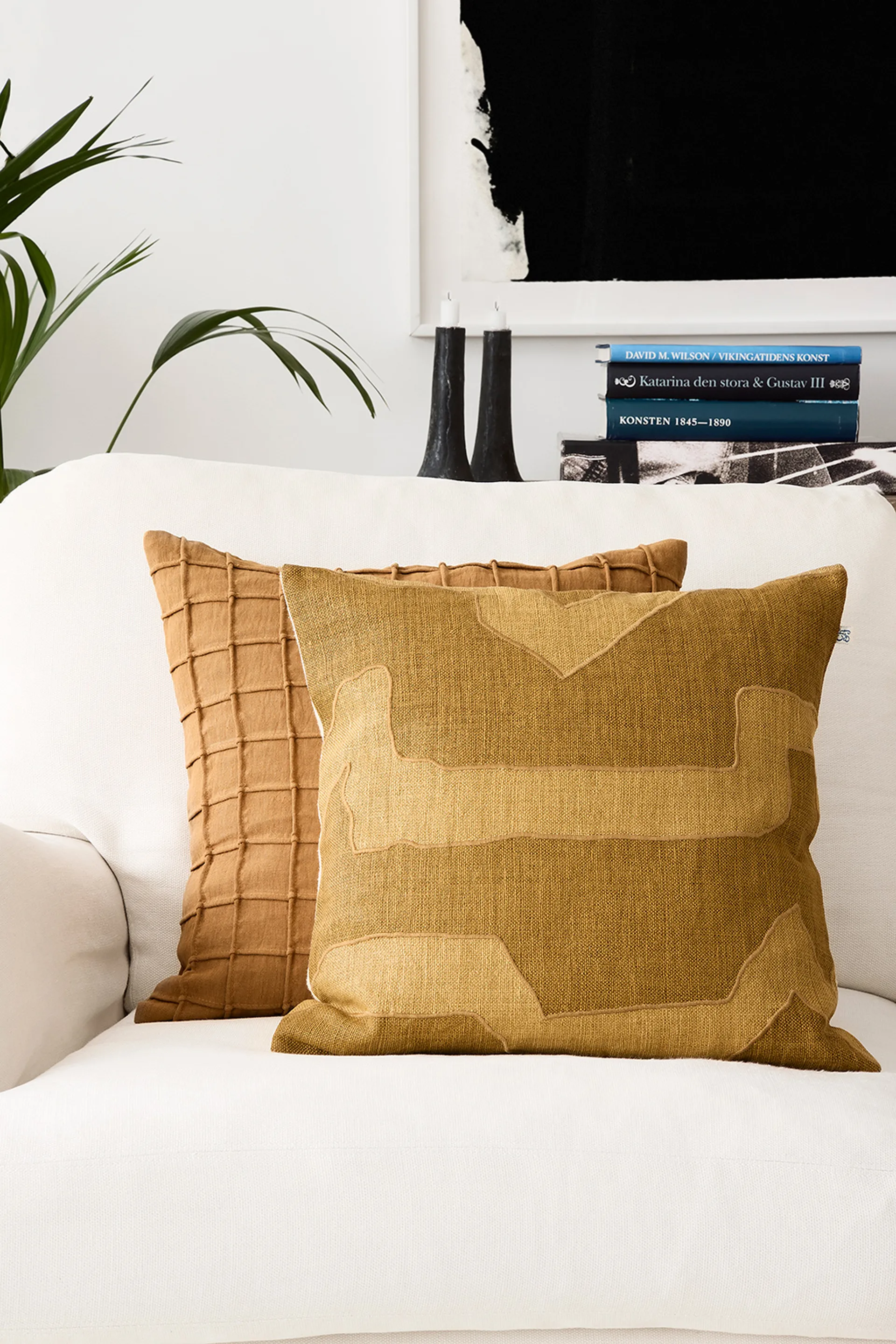 Housse de coussin Jammu 50x50 cm, Masala Yellow Chhatwal & Jonsson