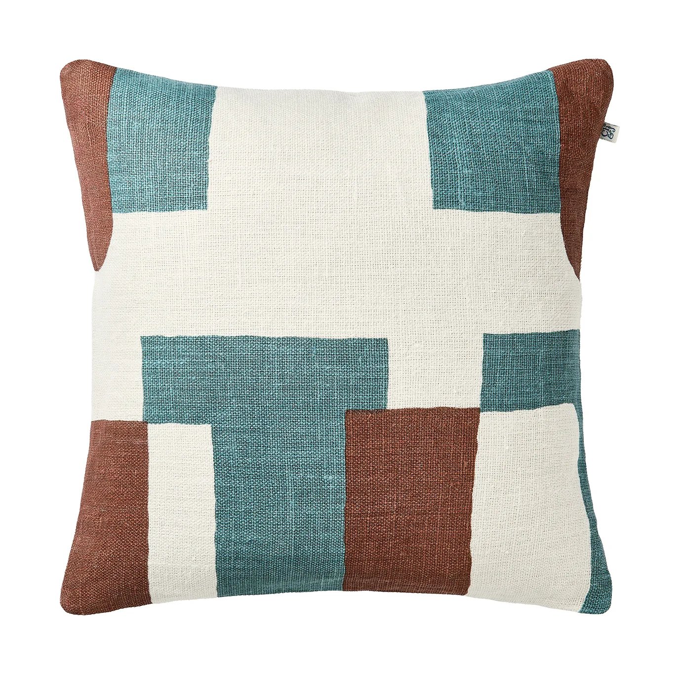 Housse de coussin Jay, Terracotta-heaven blue, 50x50 cm Chhatwal & Jonsson