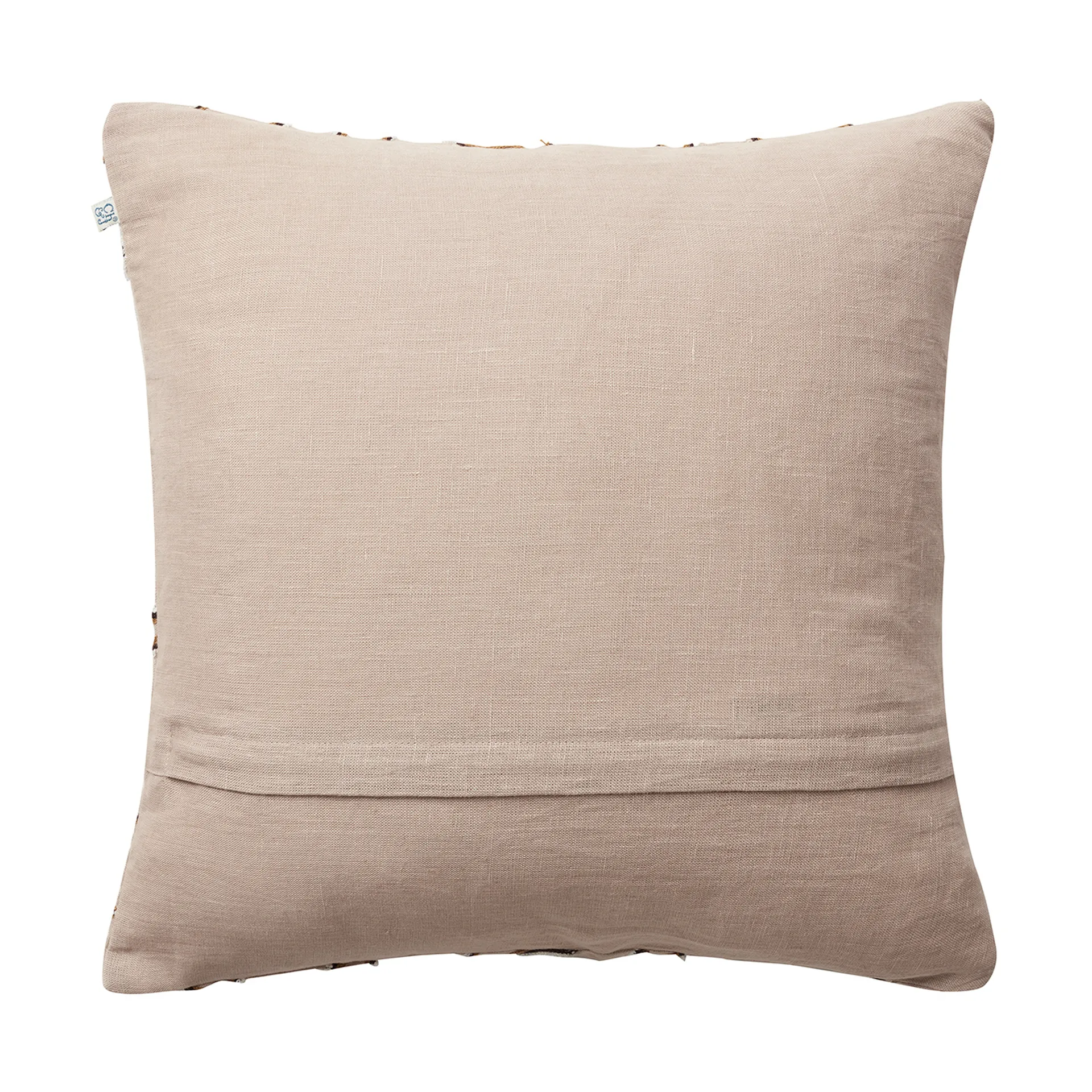 Housse de coussin Kamal 50x50 cm, Masala Yellow-Cognac-Off White Chhatwal & Jonsson