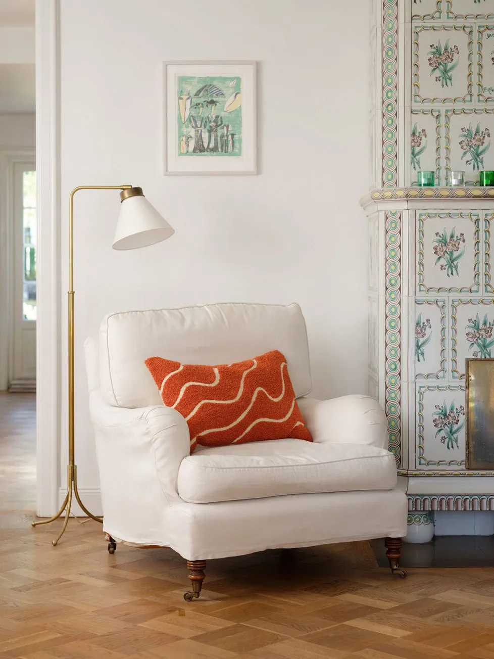 Housse de coussin Kashi 40x60 cm, Apricot orange Chhatwal & Jonsson