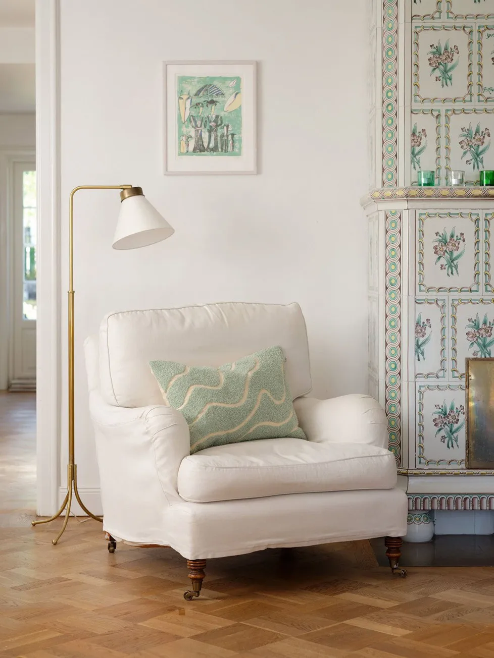 Housse de coussin Kashi 40x60 cm, Aqua Chhatwal & Jonsson