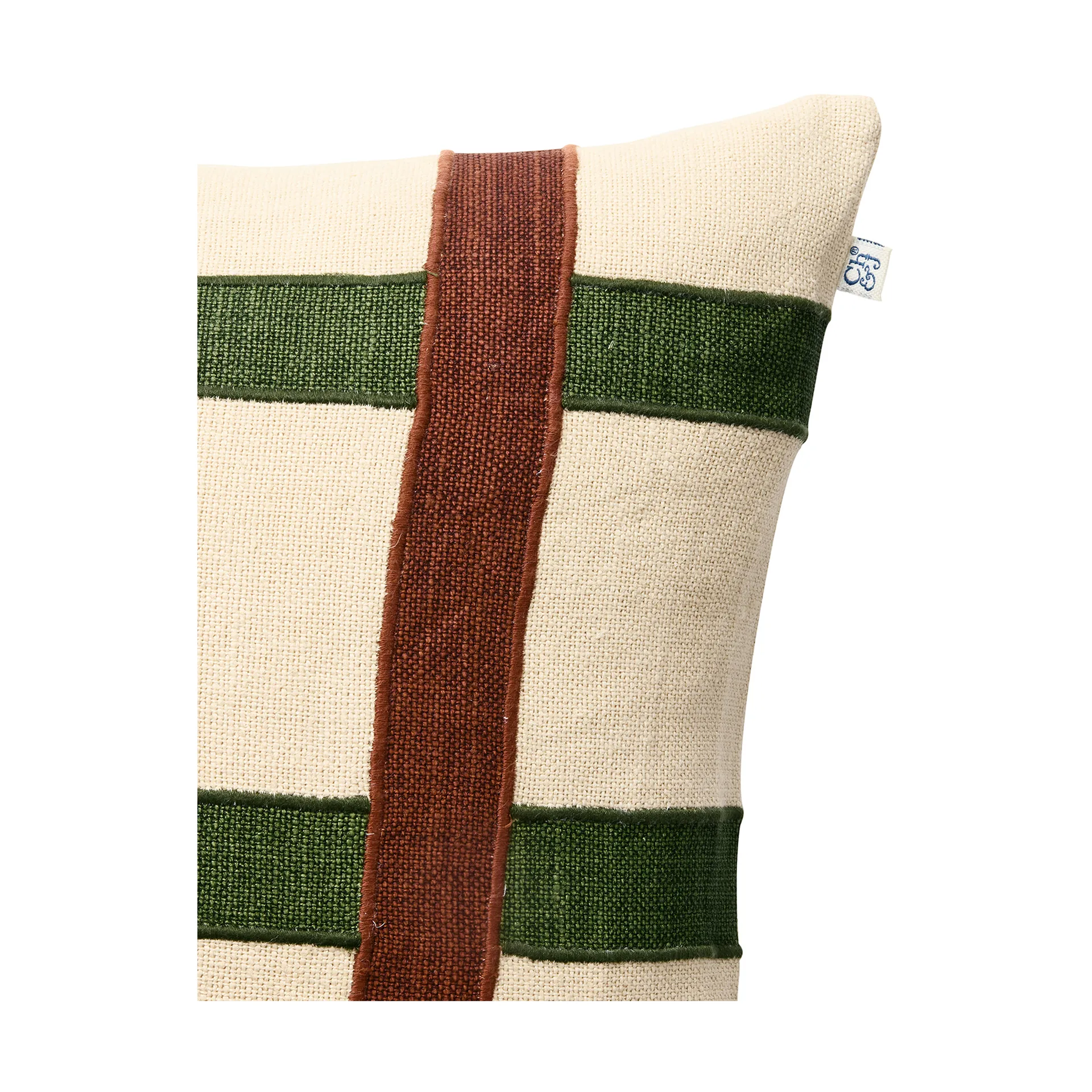 Housse de coussin Kiran 50x50 cm, Terracotta-Cactus Green Chhatwal & Jonsson