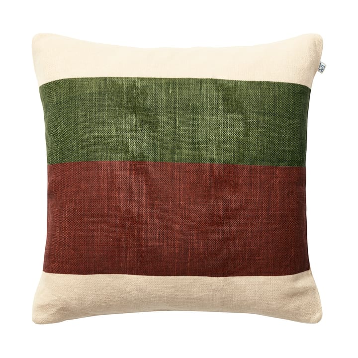 Housse de coussin Kumar 50x50 cm - Cactus Green-Terracotta - Chhatwal & Jonsson