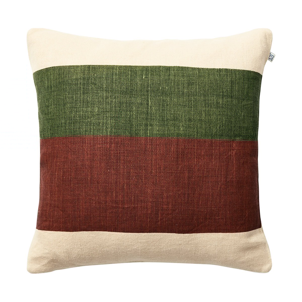 Chhatwal & Jonsson Housse de coussin Kumar 50x50 cm Cactus Green-Terracotta