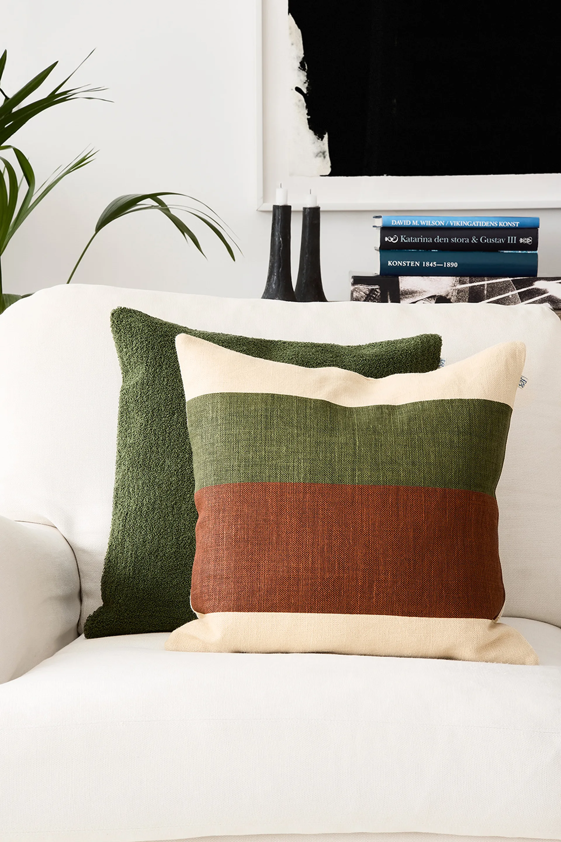 Housse de coussin Kumar 50x50 cm, Cactus Green-Terracotta Chhatwal & Jonsson