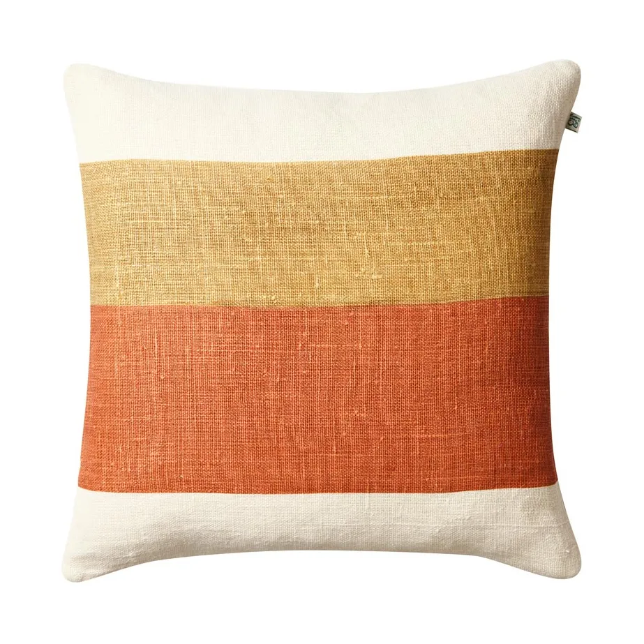 Housse de coussin Kumar 50x50 cm, Khaki-apricot orange Chhatwal & Jonsson