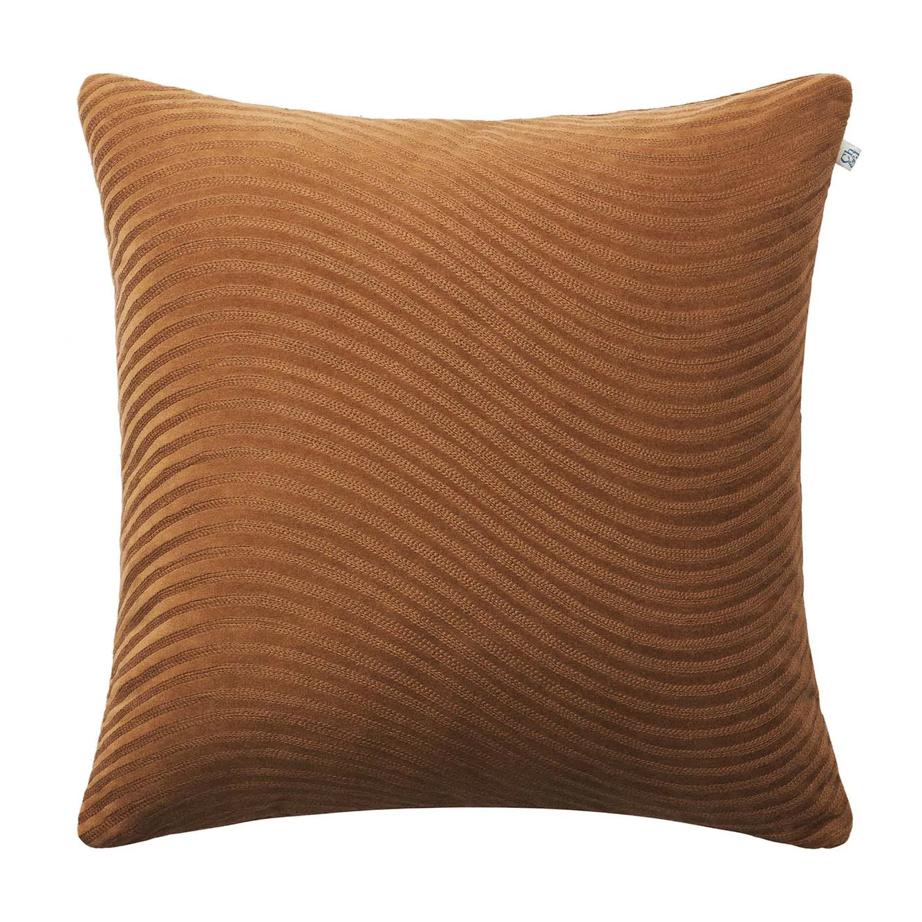 Housse de coussin Kunal 50x50 cm, Cognac Chhatwal & Jonsson