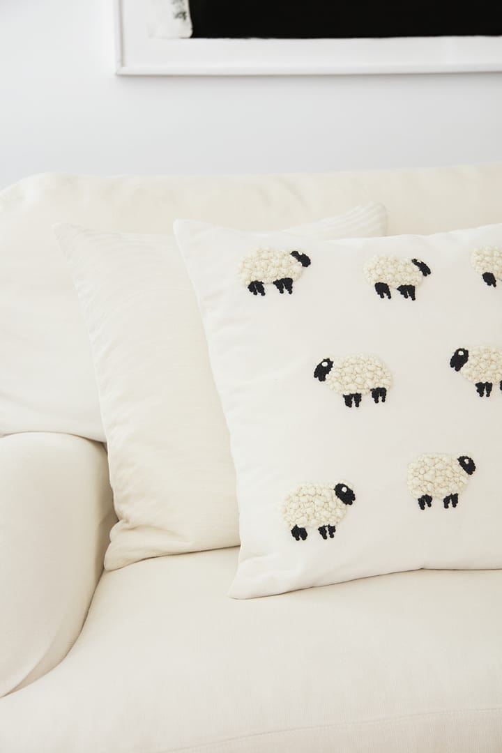 Housse de coussin Kunal 50x50 cm, Ivoire Chhatwal & Jonsson