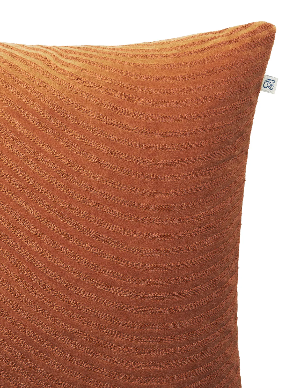 Housse de coussin Kunal 50x50 cm, Terre cuite Chhatwal & Jonsson