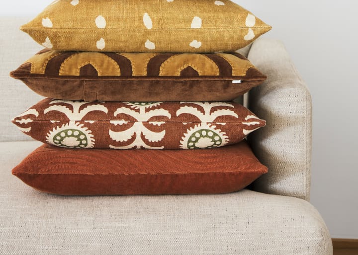 Housse de coussin Kunal 50x50 cm - Terre cuite - Chhatwal & Jonsson