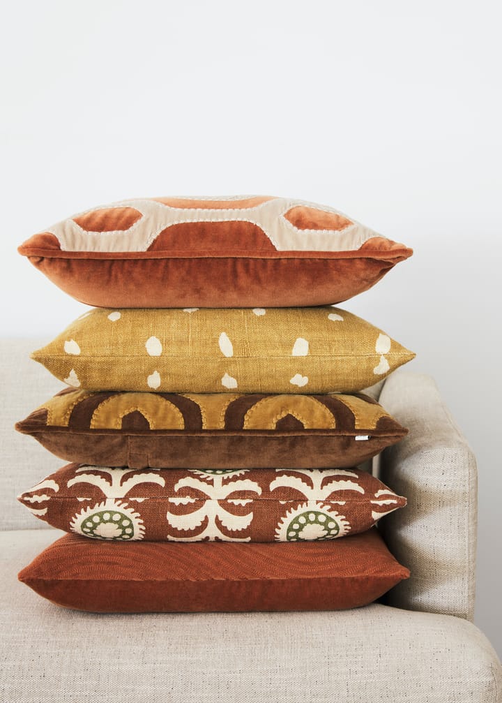 Housse de coussin Kunal 50x50 cm - Terre cuite - Chhatwal & Jonsson