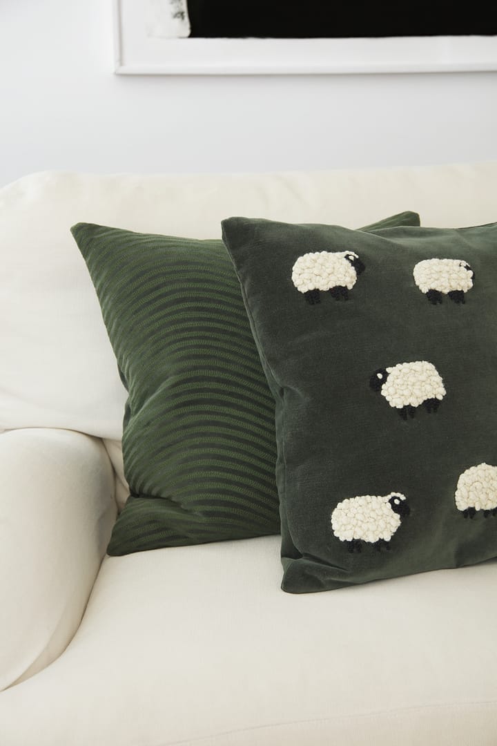 Housse de coussin Kunal 50x50 cm, Vert forêt Chhatwal & Jonsson
