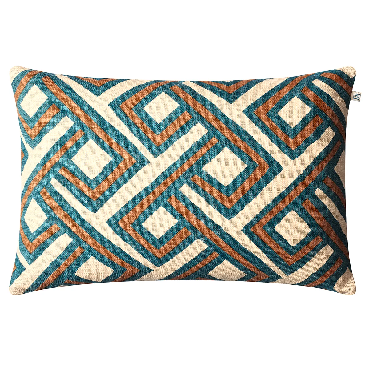 Housse de coussin Lanka 40x60 cm, Palace blue-taupe Chhatwal & Jonsson