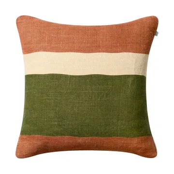 Housse de coussin Manali 50x50 cm - Apricot orange-cactus green - Chhatwal & Jonsson
