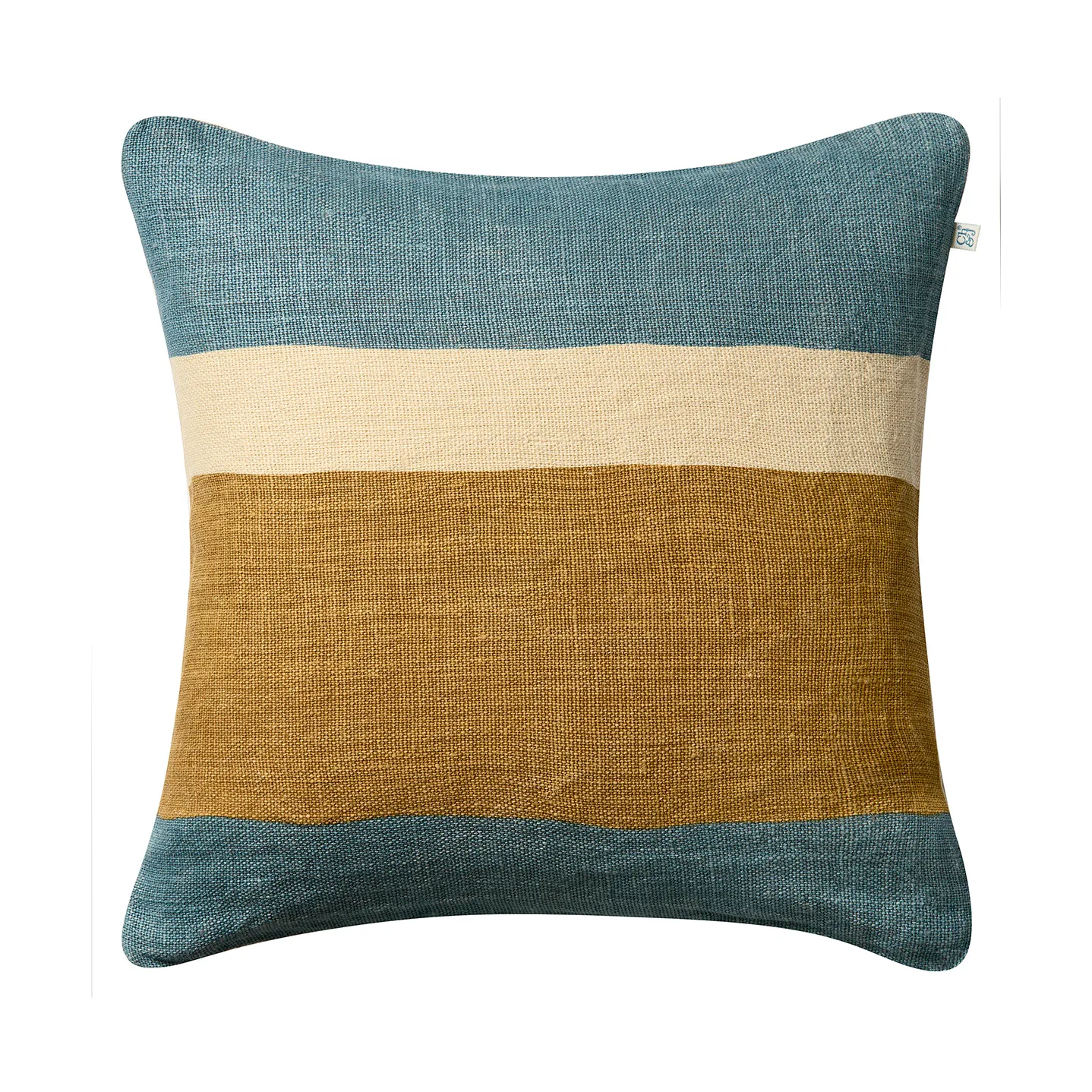 Housse de coussin Manali 50x50 cm, Heaven blue-khaki Chhatwal & Jonsson