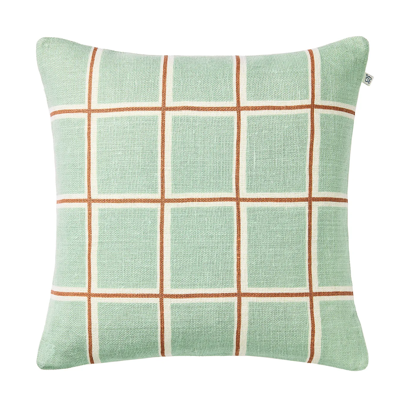 Housse de coussin Raha 50x50 cm, Aqua-apricot orange Chhatwal & Jonsson