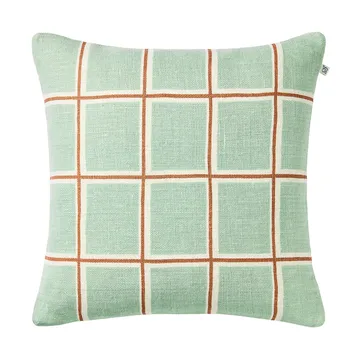 Housse de coussin Raha 50x50 cm - Aqua-apricot orange - Chhatwal & Jonsson