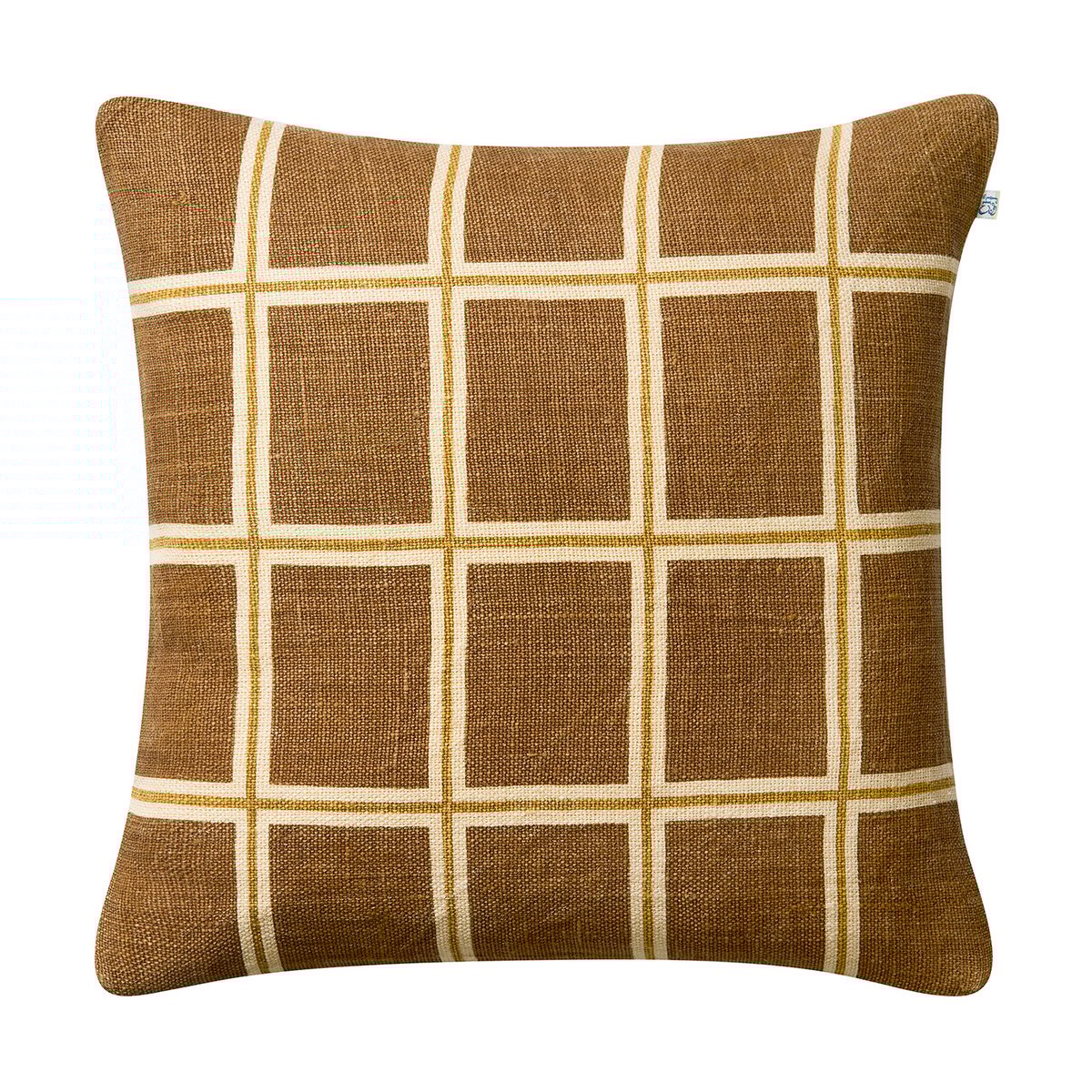 Chhatwal & Jonsson Housse de coussin Raha 50x50 cm Taupe-masala yellow