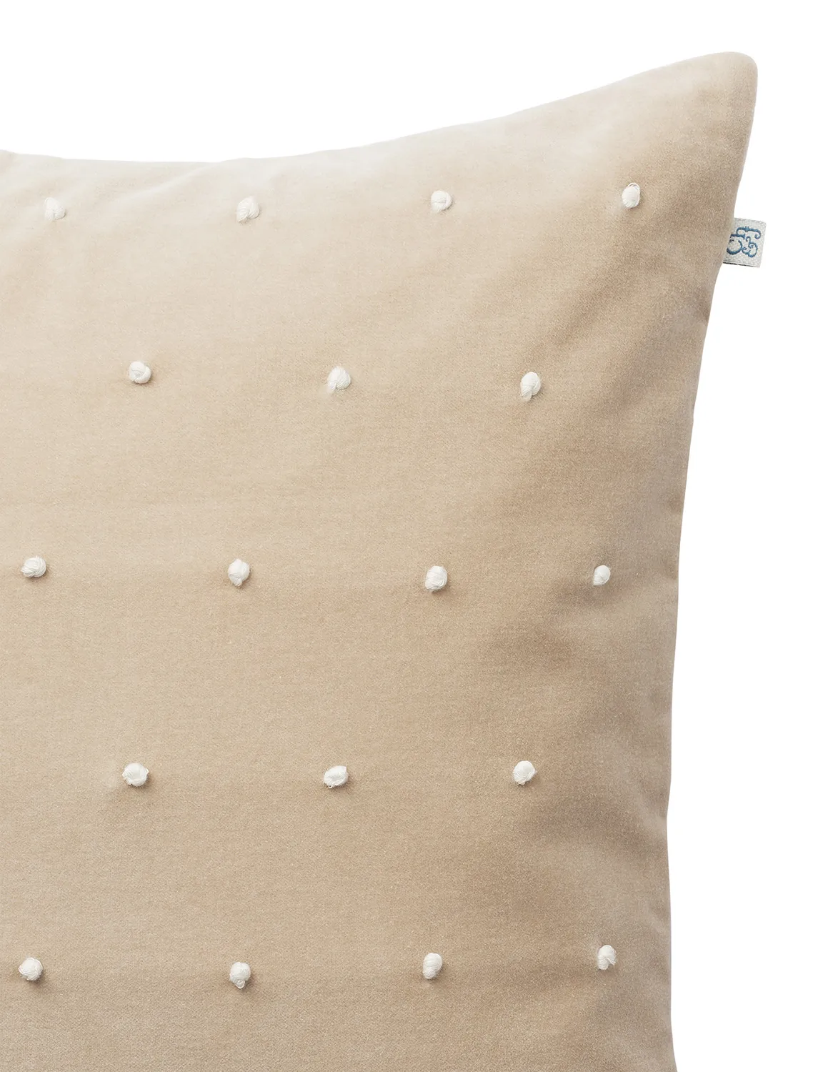 Housse de coussin Roma 50x50 cm, Hâlé-blanc cassé Chhatwal & Jonsson