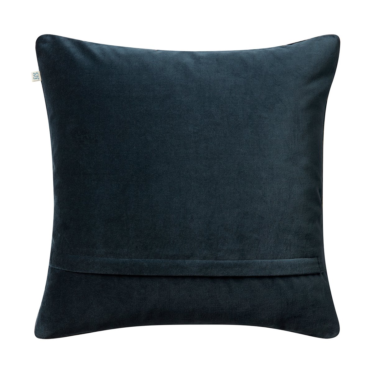 Chhatwal & Jonsson Housse de coussin Roma 50x50 cm Sea blue-ruby