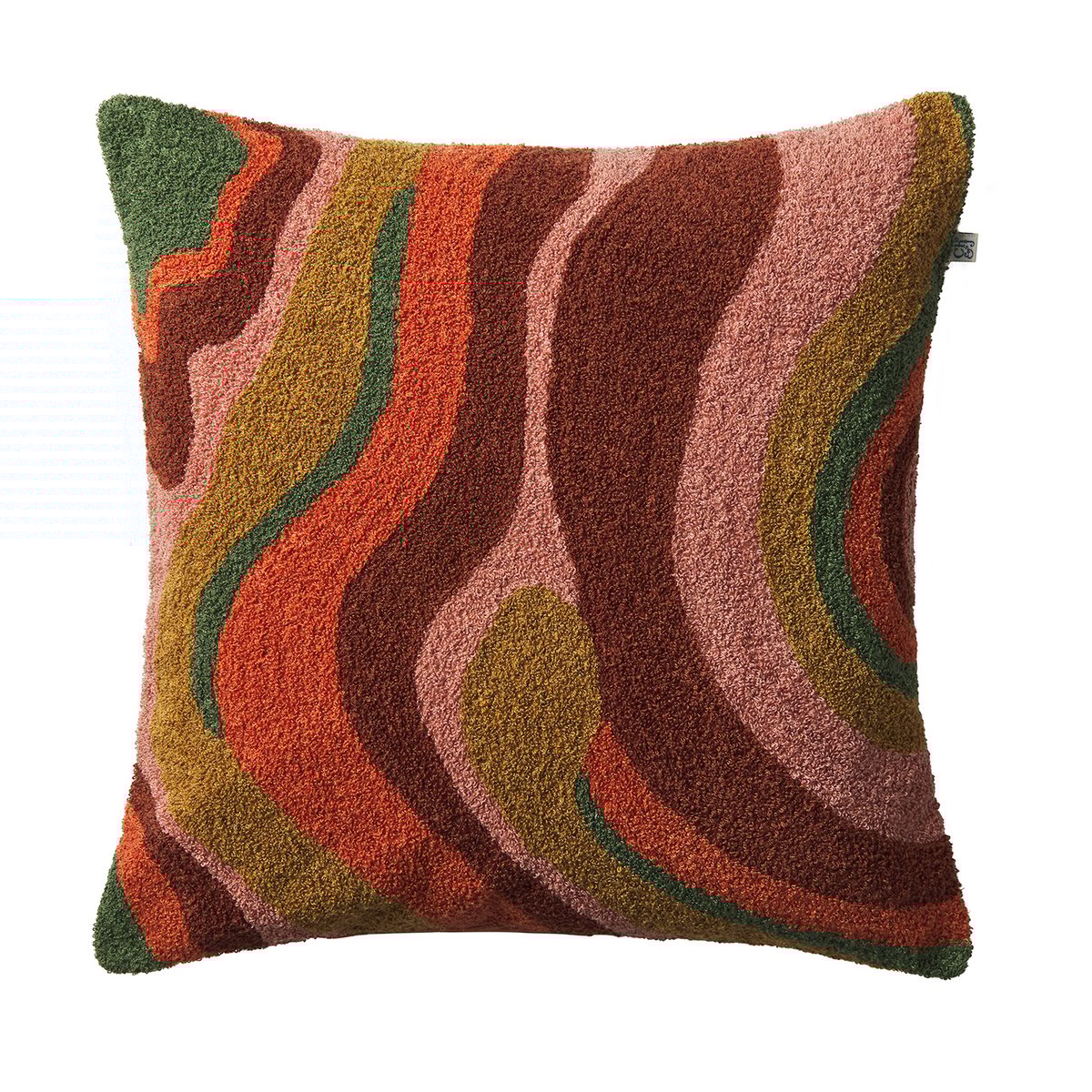 Chhatwal & Jonsson Housse de coussin Sagar 50x50 cm Apricot orange-rose