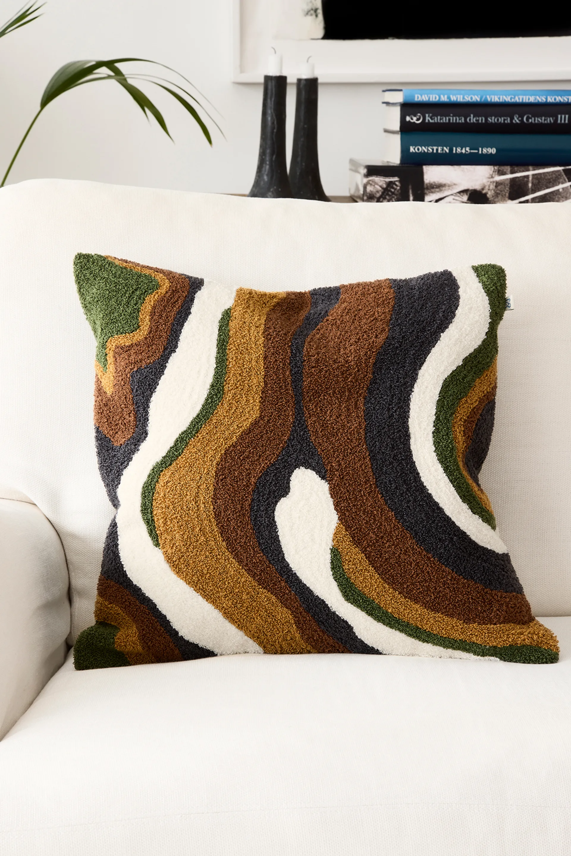 Housse de coussin Sagar 50x50 cm, Cognac-masala Chhatwal & Jonsson