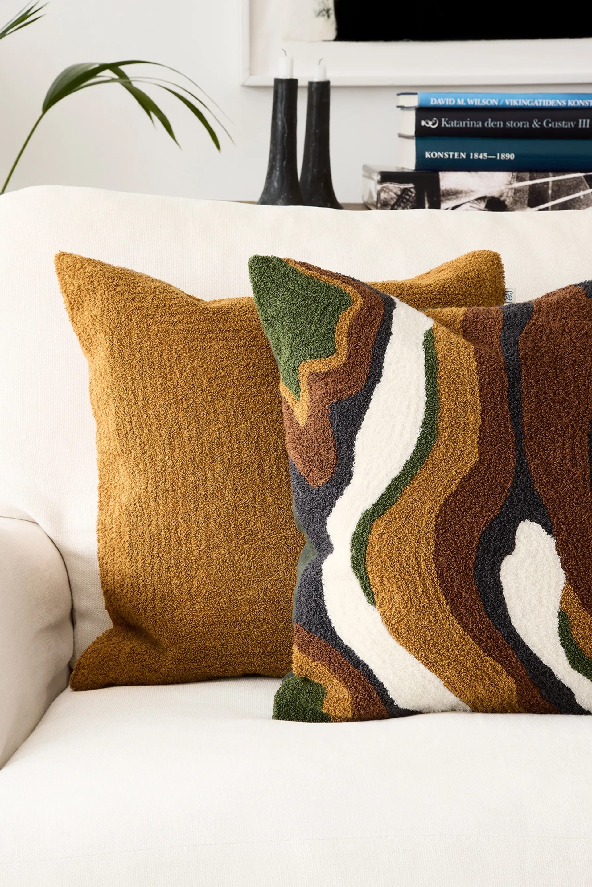 Housse de coussin Sagar 50x50 cm, Cognac-masala Chhatwal & Jonsson