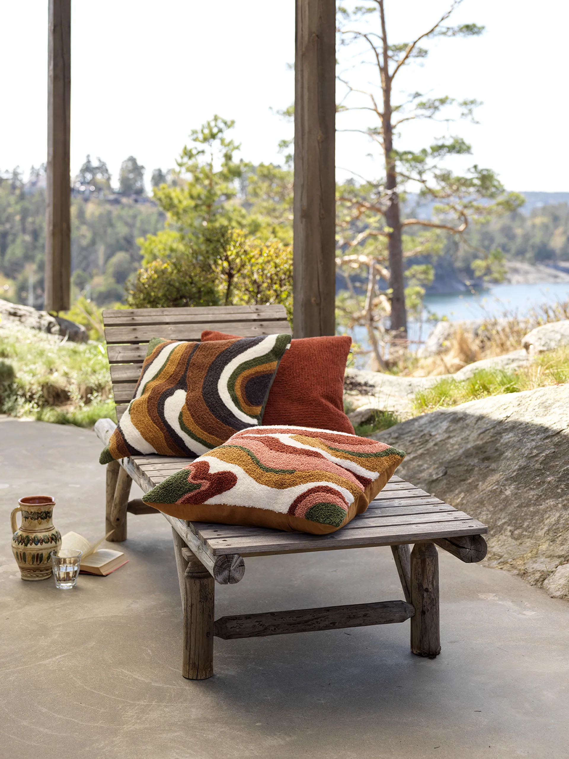 Housse de coussin Sagar 50x50 cm, Cognac-masala Chhatwal & Jonsson