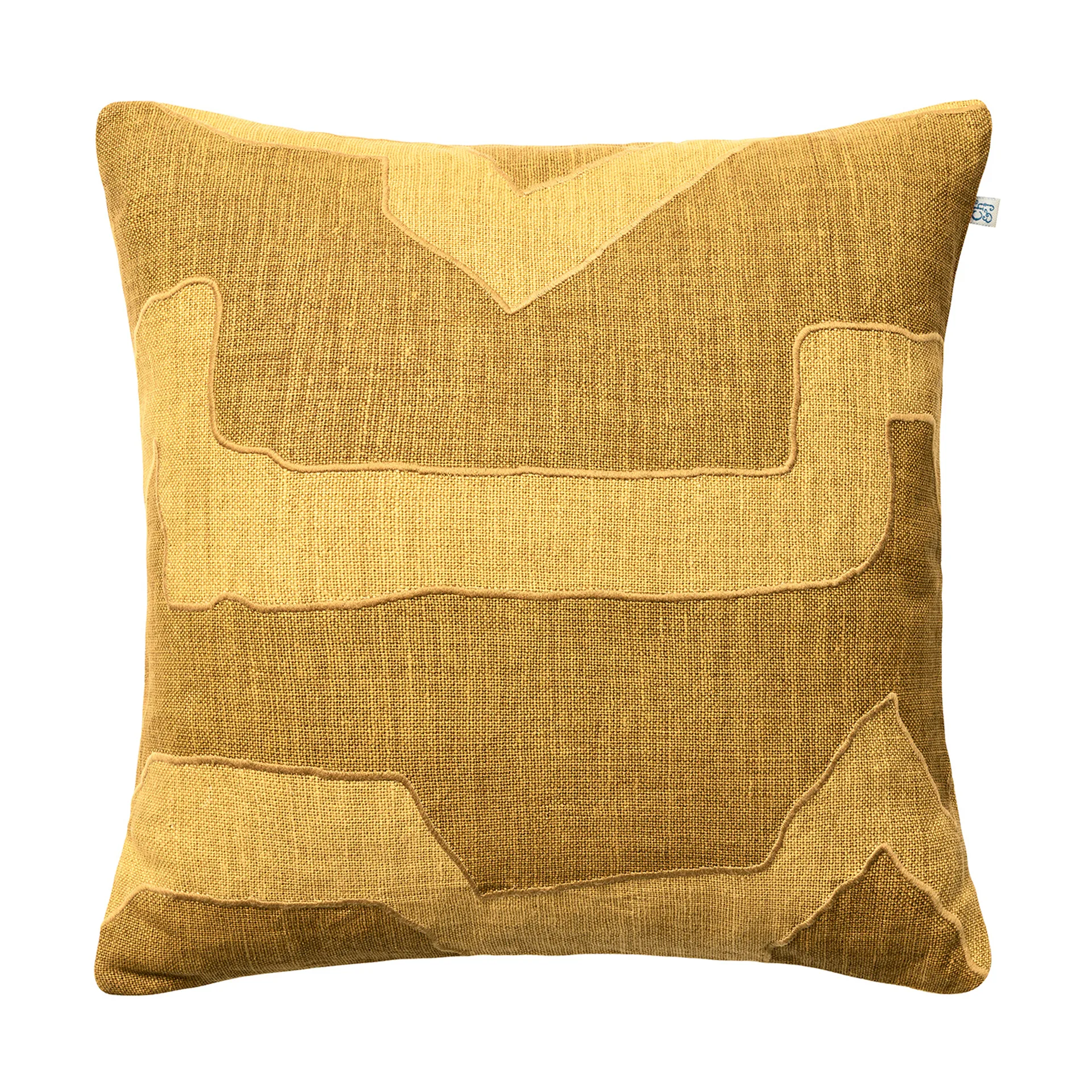 Housse de coussin Sikkim 50x50 cm, Spicy Yellow-Masala Yellow Chhatwal & Jonsson