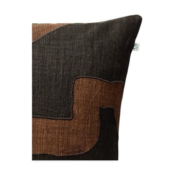 Housse de coussin Sikkim 50x50 cm - Taupe-Dark Brown - Chhatwal & Jonsson