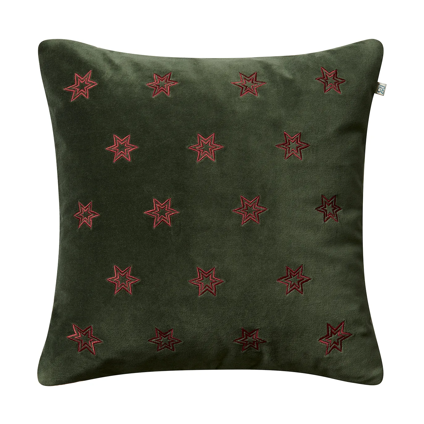 Housse de coussin Star 50x50 cm, Forest green Chhatwal & Jonsson