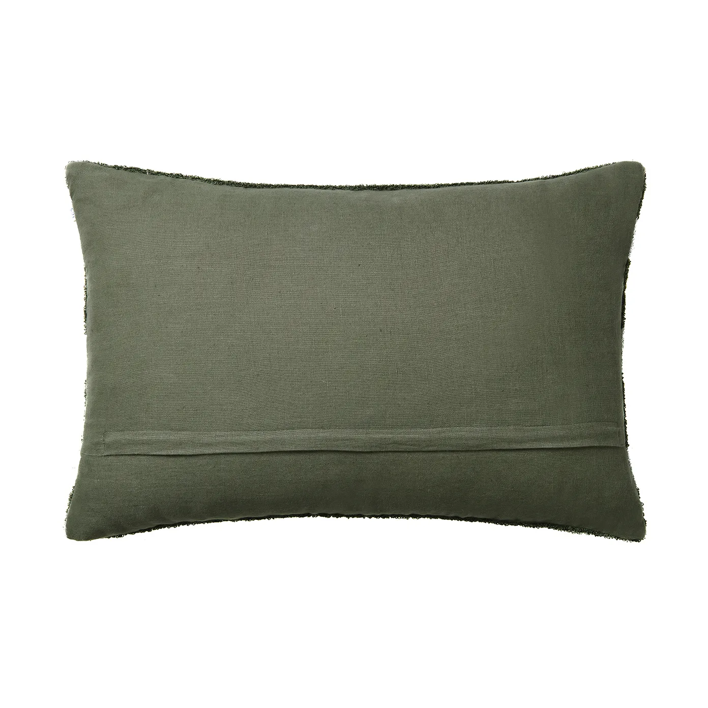 Housse de coussin Stripe linen boucle 40x60 cm, Cactus green-aqua Chhatwal & Jonsson