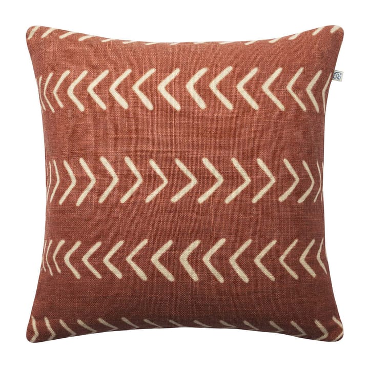 Housse de coussin Tara 50x50 cm - Terre cuite - Chhatwal & Jonsson