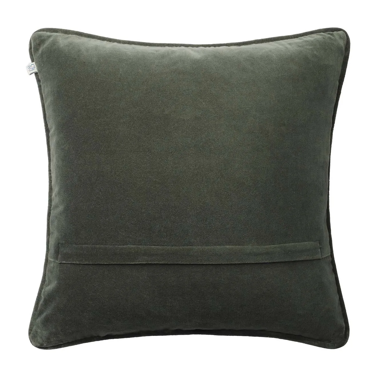 Housse de coussin Varanasi 50x50 cm, Vert forêt-terre cuite Chhatwal & Jonsson