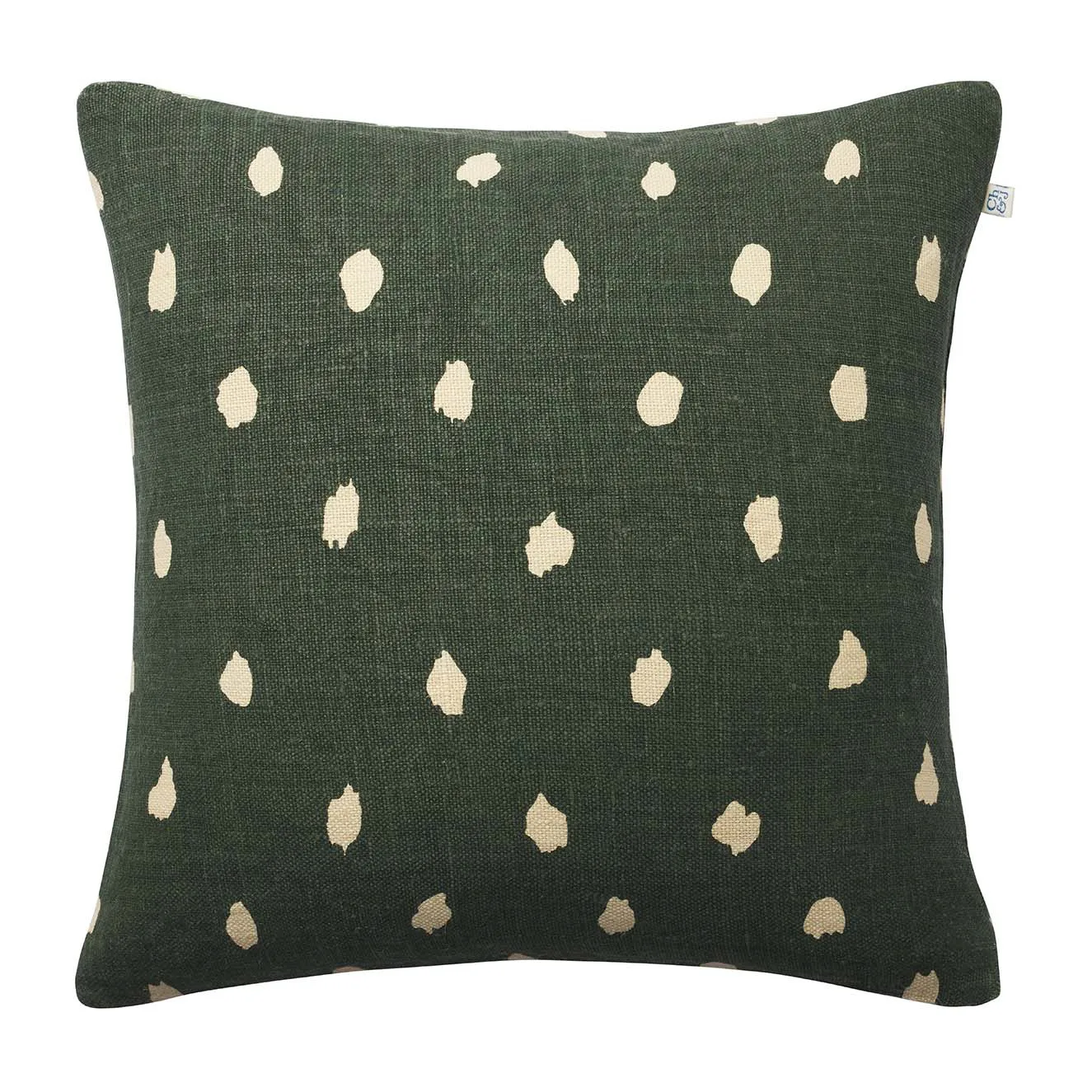 Housse de coussin Yash reverse 50x50 cm, Base verte Chhatwal & Jonsson