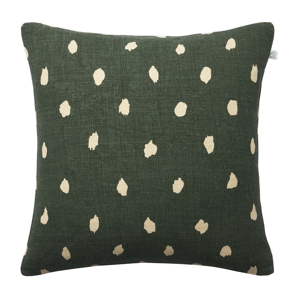 Chhatwal & Jonsson Housse de coussin Yash reverse 50x50 cm Base verte
